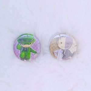 🆓💝 Gift with Purchase: DC Comics Batman Villains Two-Face Riddler Pins